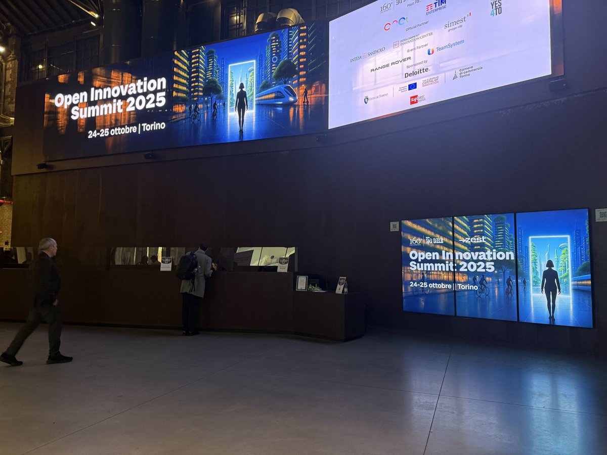asc27_'s tweet photo. #AI e innovazione al centro del dibattito 💡

Il nostro CEO Nicola Grandis al panel “Startup AI” dell’#OpenInnovationSummit2025 di @sole24ore e @ZestGroup.

Confronto tra leader dell’innovazione 👉 collaborazione e AI sono le chiavi per il futuro delle imprese 🚀
#AI #Startup https://t.co/zsMp4r2k7G