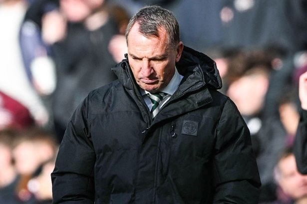 seandoyle81's tweet photo. Forcing Brendan to hang up his Moncler in place of this cheap, ill-fitting &amp; highly flammable Celtic branded polyester coat has to have played a major role in all this #CelticFC https://t.co/DAcahqxlFv