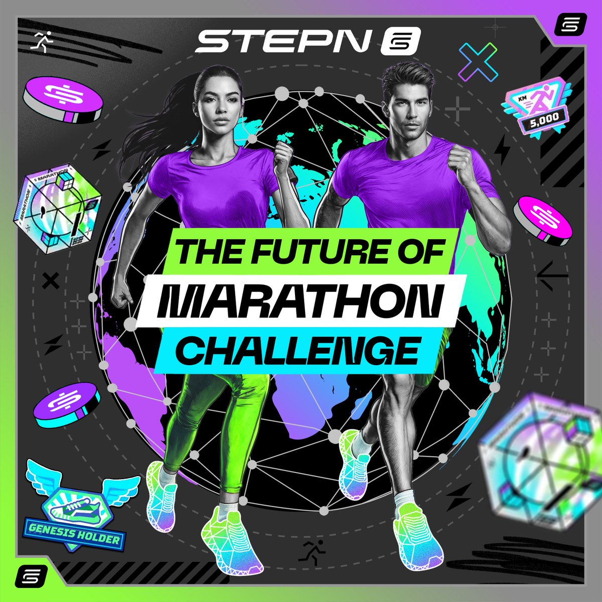 🏁 Speculating the Future of STEPN Marathon Challenge⚡️

STEPN Marathon Challenge is a brand-new game mode with huge potential, and I believe this season is just the beginning.
In this post, I’ll explore how future seasons could evolve into a richer, more competitive experience