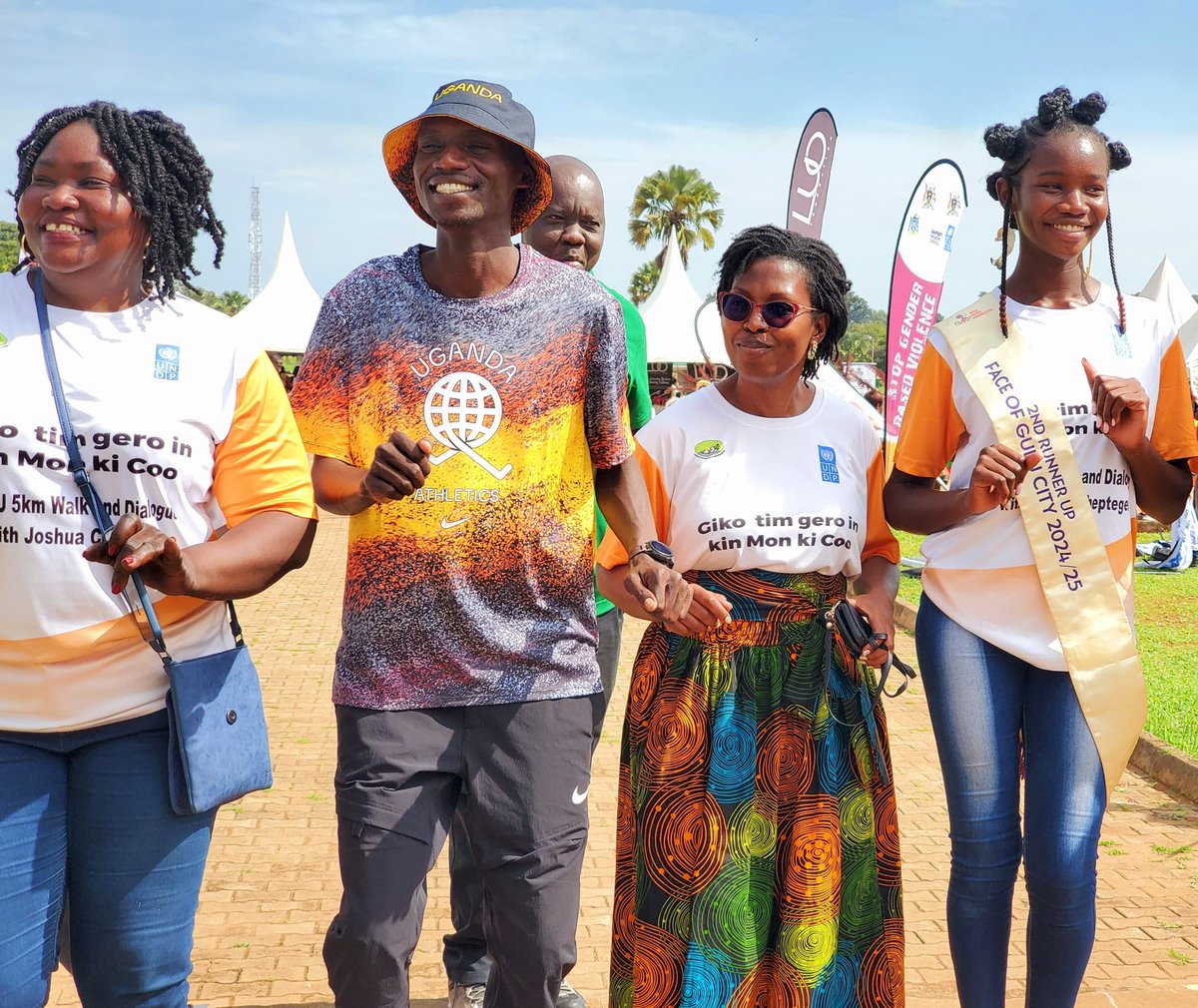 JoshChepFound's tweet image. Smile of a champion. In Gulu today. Elgon Half Marathon coming up.