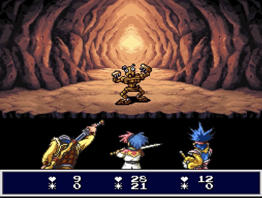 Dans la catégorie JRPG SNES qui donne envie mais jamais sorti du Japon : Tengai Makyō Zero aussi appelé Far East Of Eden Zero.

Sorti en 1995, le jeu possède une horloge interne grâce à laquelle les zones évoluent en fonction de l’heure et des saisons.

#FarEastofEdenZero