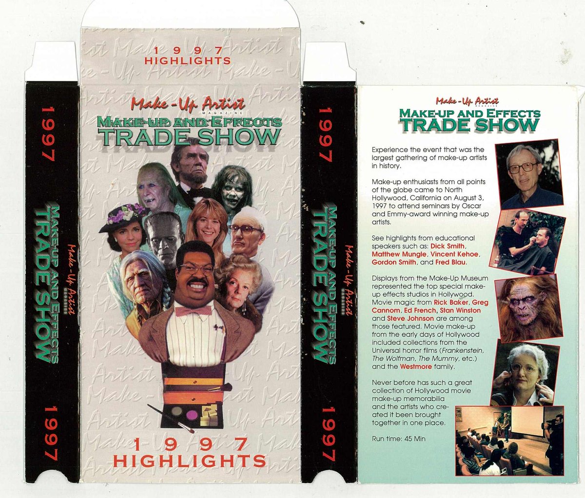 minotexas's tweet image. 97年メイクアップトレードショウのVHSから。当時、会場に展示された様です。#imats #ターミネーター