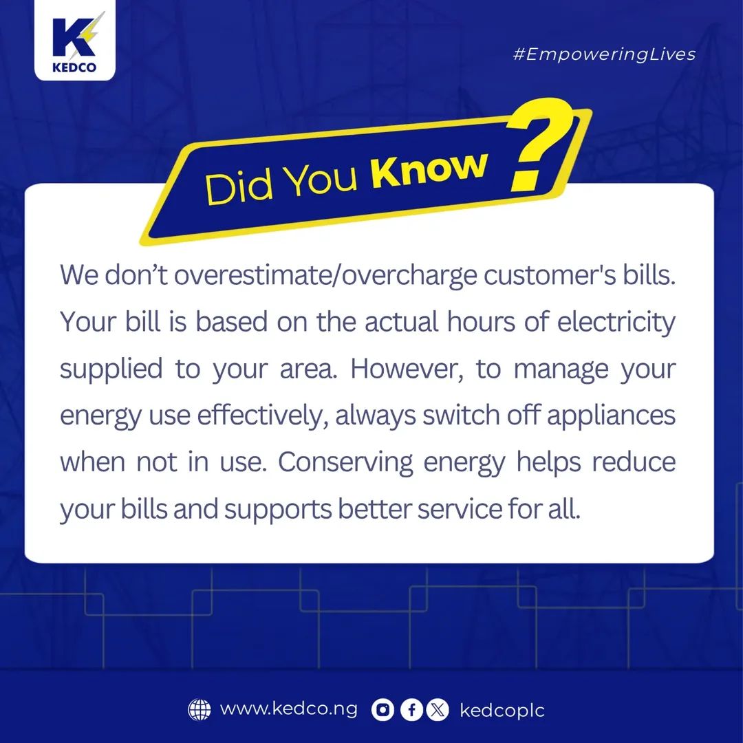 One of the smartest ways to cut down your bill is by conserving energy. Turn off appliances when not in use!

Save energy. Save money. ⚡✅