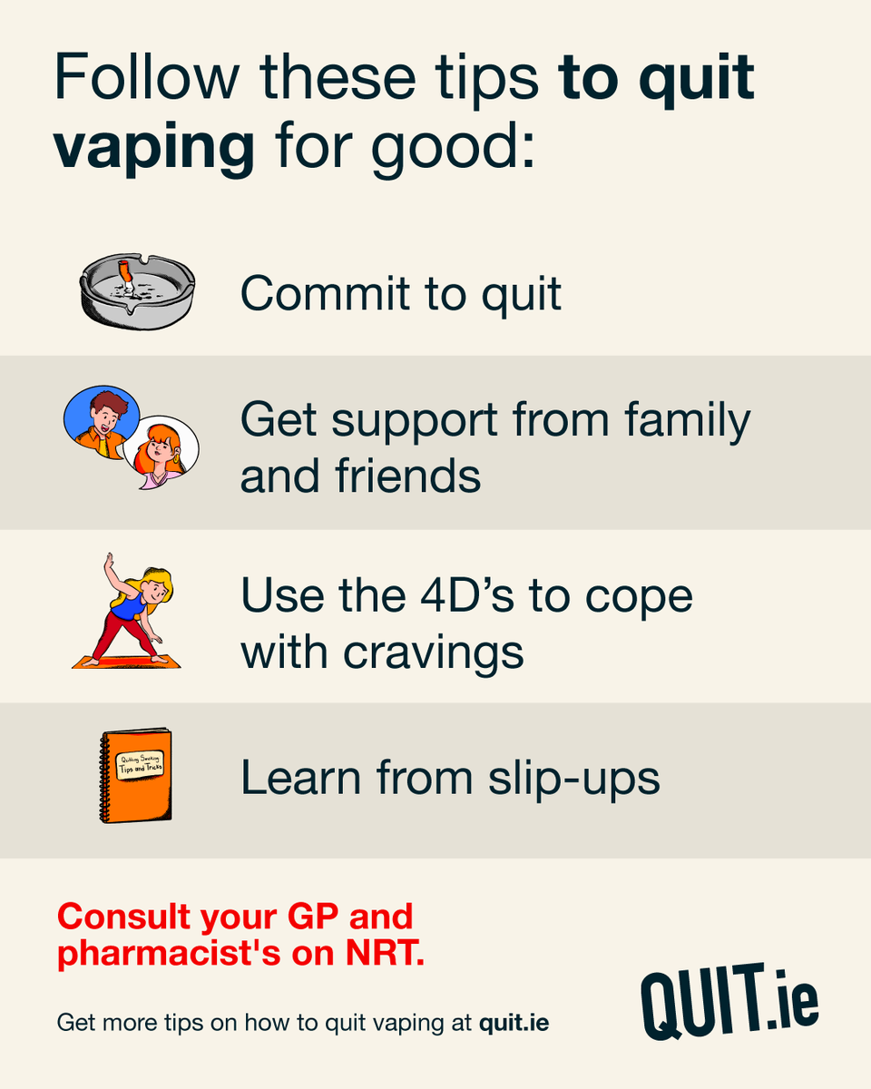 HSEQuitTeam's tweet image. Vaping or e-cigarettes can impact your heart, lungs, and other organs. It’s not a recommended method for quitting smoking and is not a healthier alternative to smoking.

Find out more about how to quit vaping at:bit.ly/48Pugb4

#QuitVaping #TakeBackControl…