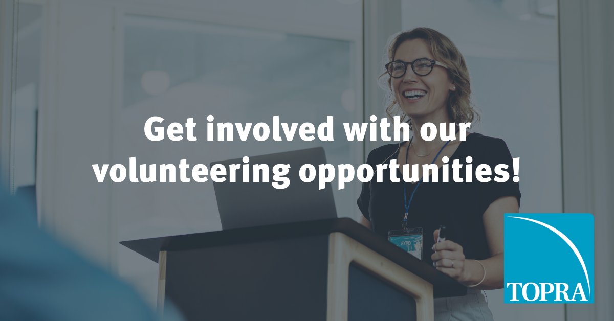 Without the generous support of our valued #community of #volunteers, we would not be able to operate in the way we do.👏🙏 

Find out more about our volunteering opportunities 👉 topra.org/TOPRA_Member/M…