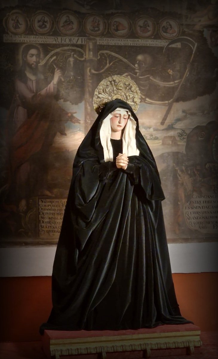 Sin palabras…Santísima Virgen de los Dolores de la Hermandad del Santo Entierro de Arahal. Vestidores Daniel Maldonado y Luciano Galán, <a href="/theexvotos/">THE EXVOTOS</a>