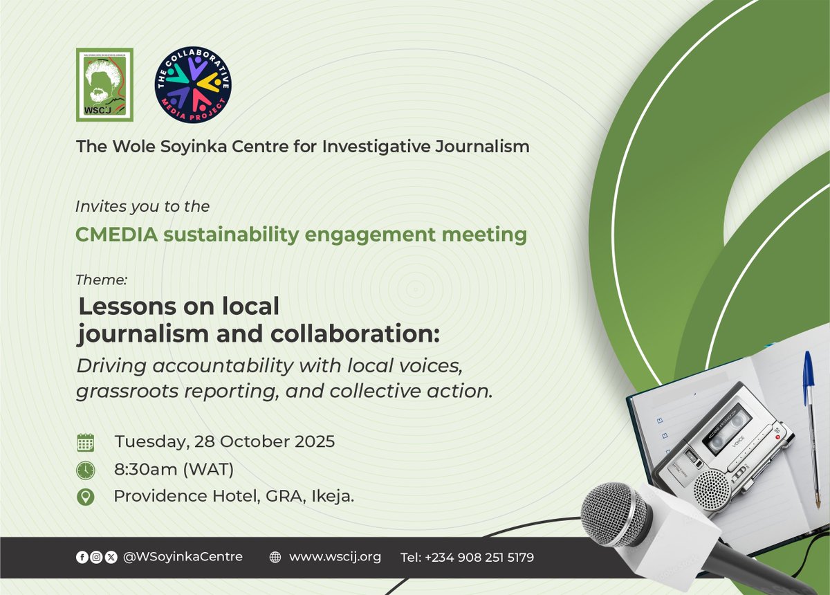 We are live!
The CMEDIA Sustainability engagement meeting has started.

Join the conversation and watch live here: bit.ly/4nrpsMC

#CMEDIA #LocalJournalism