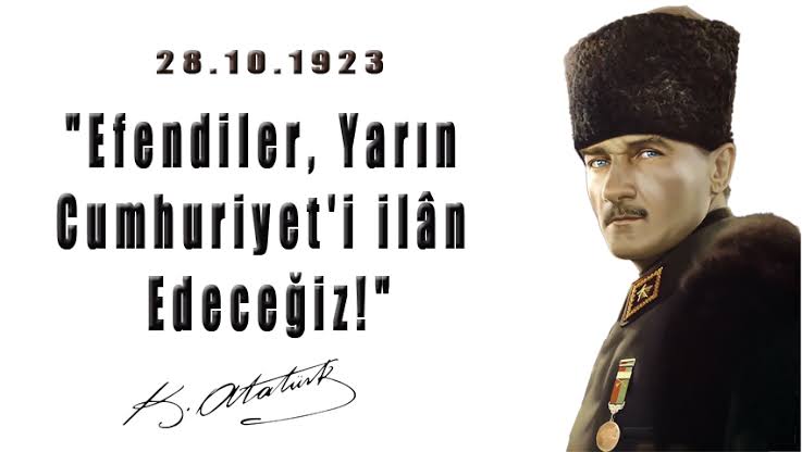 bilfels's tweet image. #29Ekim 
büyük devrime saatler kala 28 Ekim 1923:
"Efendiler, yarın Cumhuriyeti ilan edeceğiz"
_ Mareşal Gazi Mustafa Kemal