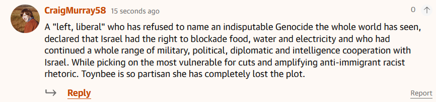 I just managed to screenshot my comment on the latest batshit Starmer supporting article in the Guardian, in the 20 seconds before <a href="/guardian/">The Guardian</a>  deleted it.