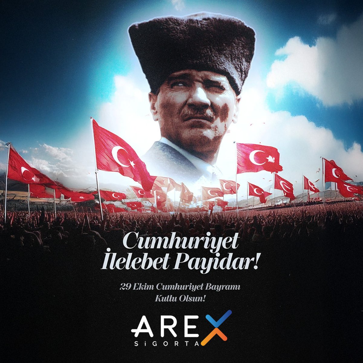 Cumhuriyet ilelebet payidar!
29 Ekim Cumhuriyet Bayramı’mız kutlu olsun.
#29Ekim #CumhuriyetBayramı #ArexSigorta