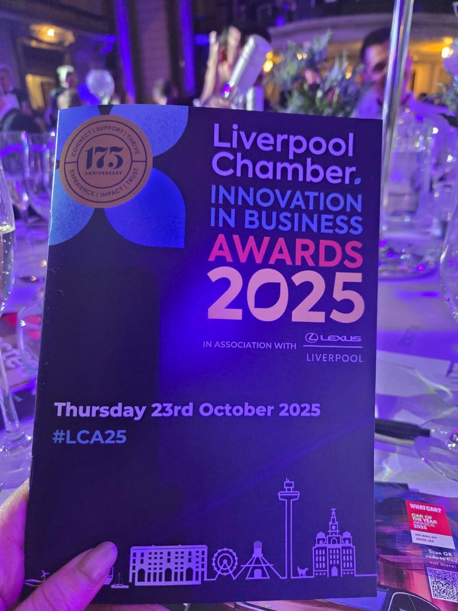 The Business School had the pleasure of introducing and representing an award at this years Liverpool Chamber Awards 2025.  Every year is such an incredible evening which we are always thankful to be a part of.  #LCA25 #LiverpoolHope #BusinessSchool #Liverpool #Awards