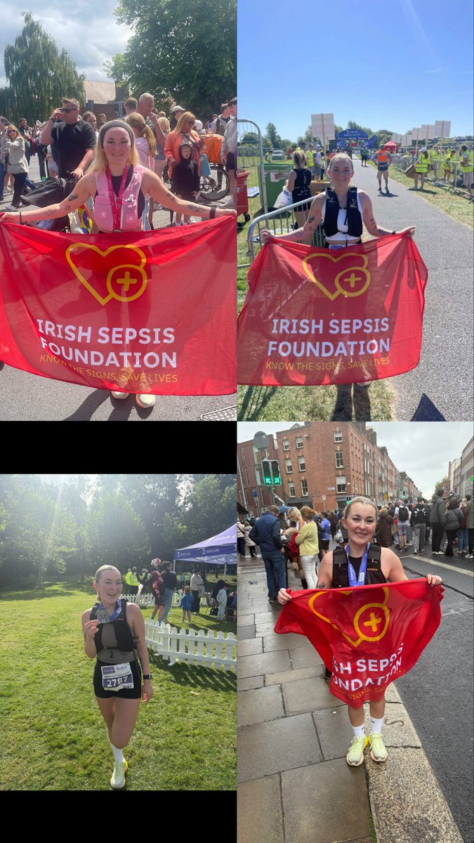 Run 4/4 ✅for <a href="/IrishSepsis/">Irish Sepsis Foundation</a>. The Dublin City Marathon on Sunday was one of the hardest things I’ve ever done! These medals aren’t for me, they’re for every sepsis survivor, and for those we’ve lost to sepsis and thinking of them kept me going throughout the run!
Running the DCM is