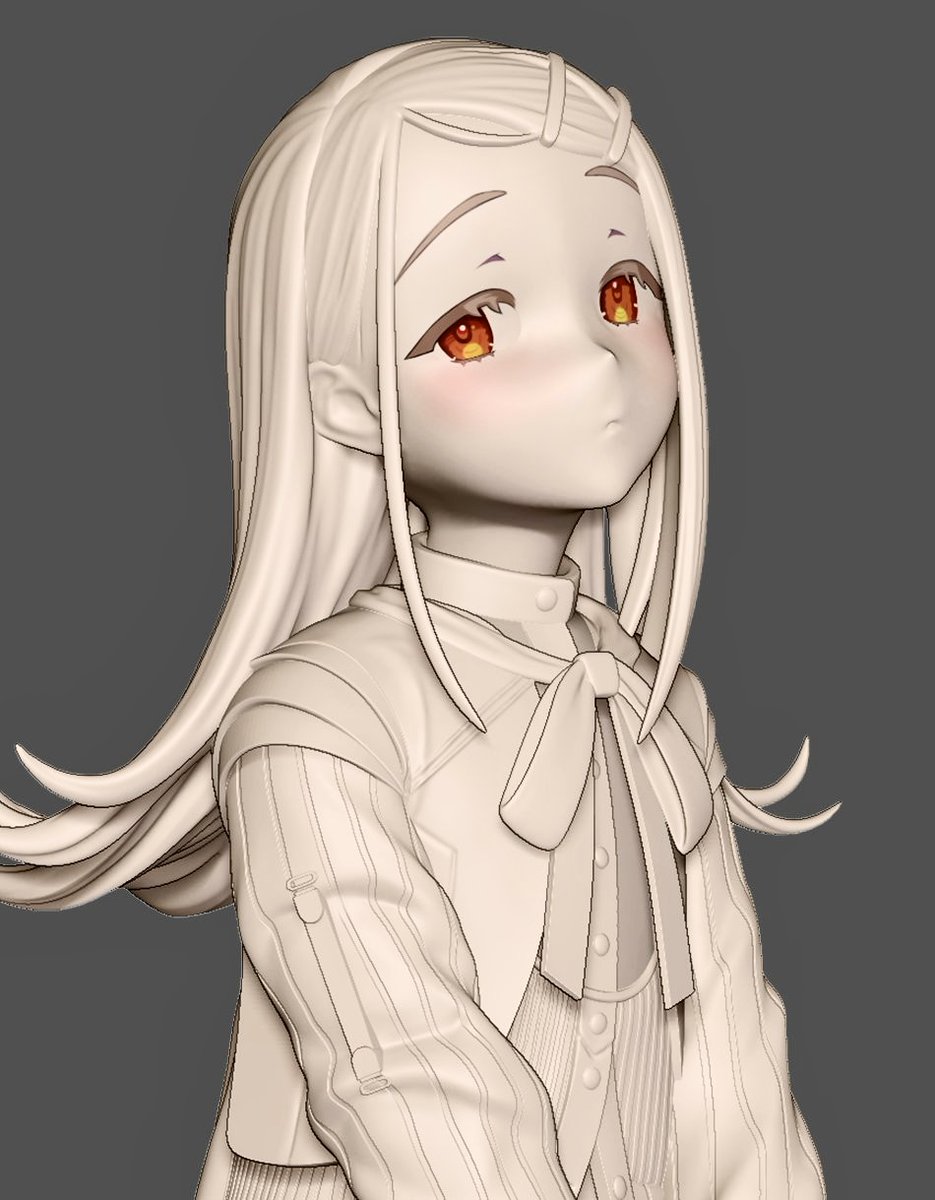 _ky0suke's tweet image. 学園アイドルマスター篠澤広さんを制作いたしました！ かわいくできました💨 

#学マス #篠澤広