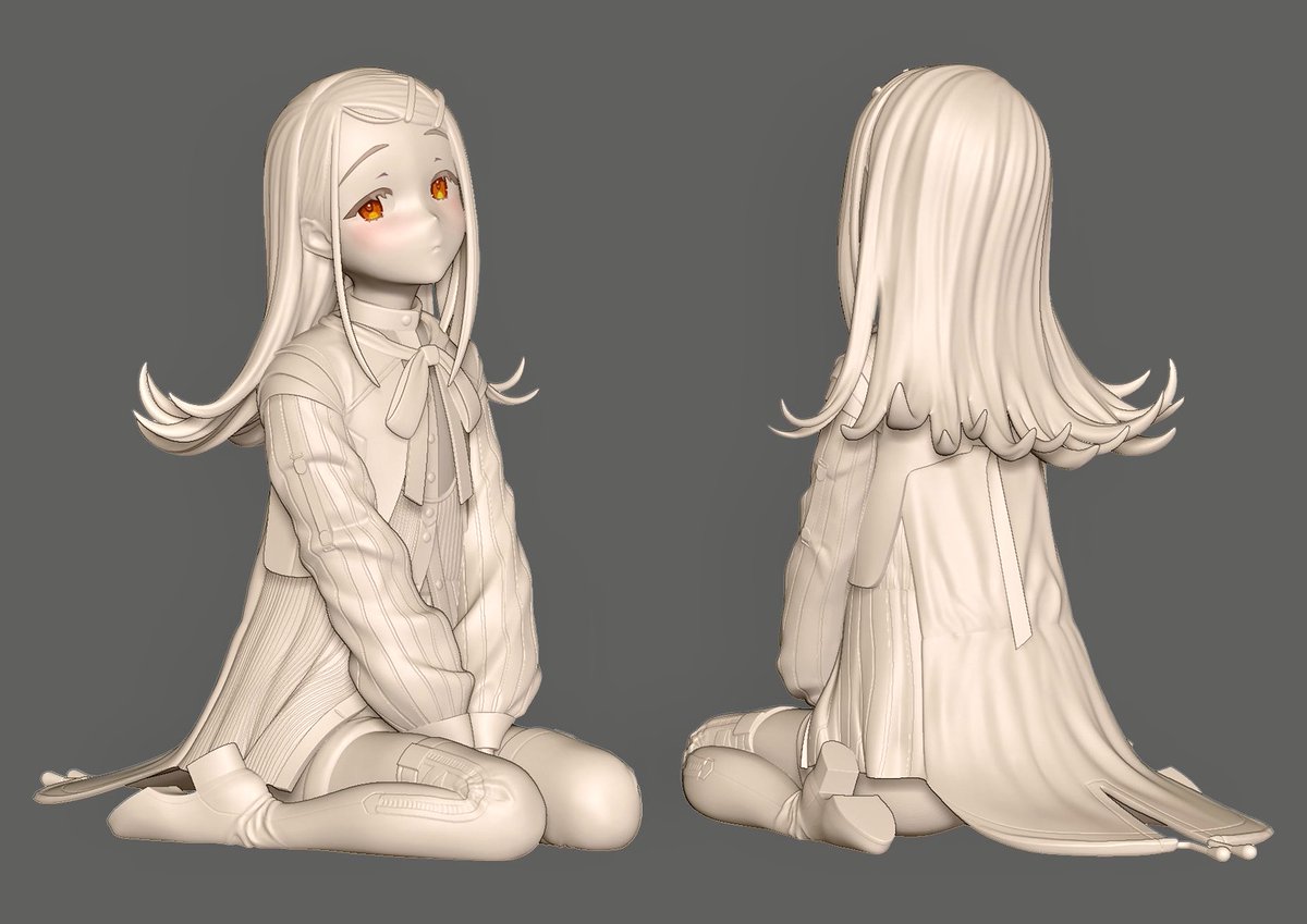 _ky0suke's tweet image. 学園アイドルマスター篠澤広さんを制作いたしました！ かわいくできました💨 

#学マス #篠澤広