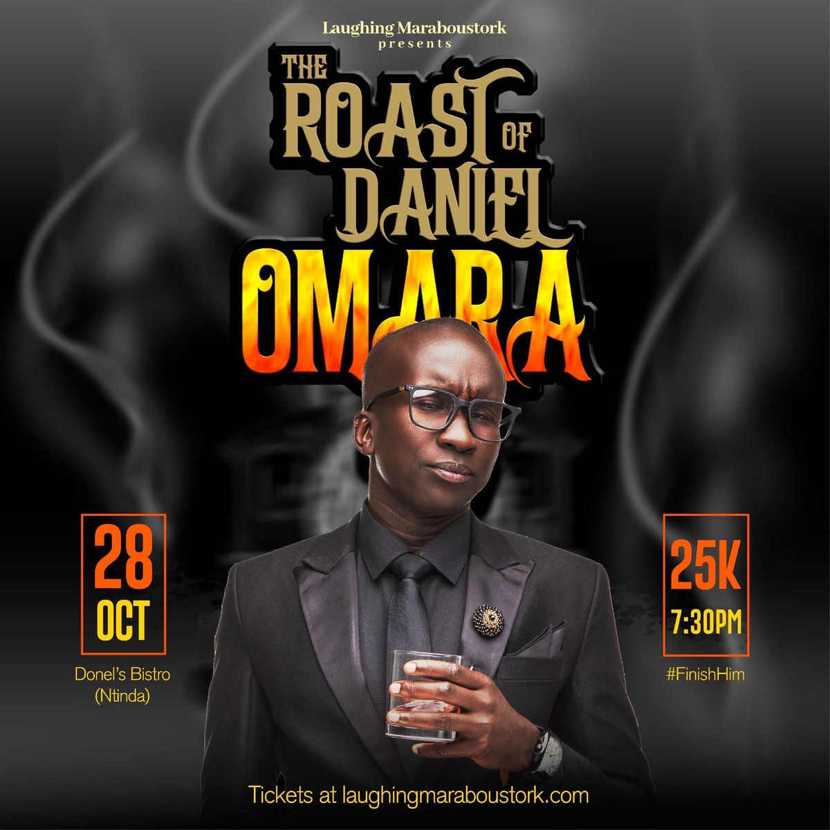 Tonight at the comedy club.. #TheRoastOfDanielOmara <a href="/OmaraDanielol/">#The_LOL_Model</a> 
Visit laughingmaraboustork.com for tickets