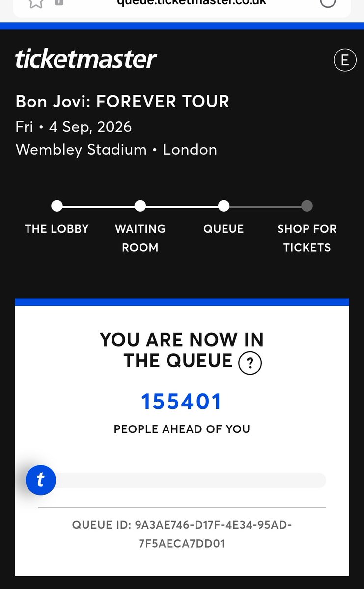 This doesn't bode well for an 80,000 seater stadium......will keep trying 😢 <a href="/BonJovi/">Bon Jovi</a>