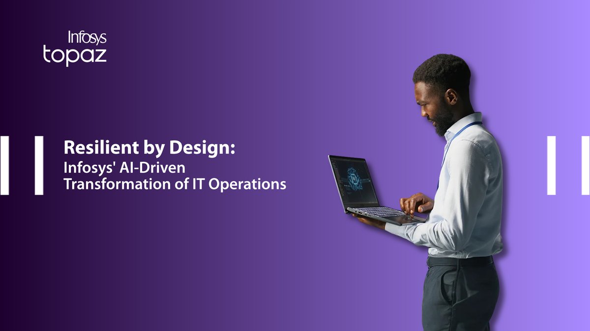 Infosys's tweet image. #AI in #ITOps is going agentic. Infosys’ Alok Uniyal reveals how autonomous fixes and self-healing systems are cutting downtime and driving real impact. bit.ly/3KE9XDh

#InfosysTopaz
