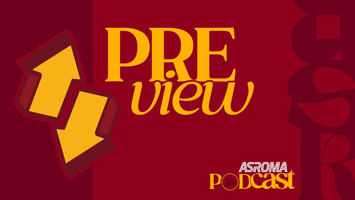 OfficialASRoma's tweet photo. ➡ "Preview" per entrare in clima partita
⬅ "Review" per rivivere le emozioni dei 90'

🗣️ Due nuovi talk, una sola passione: la Roma 💛❤

🎧 https://t.co/2cZXa6rmEQ

#ASRomaPodcast https://t.co/XWFsZbqUXq