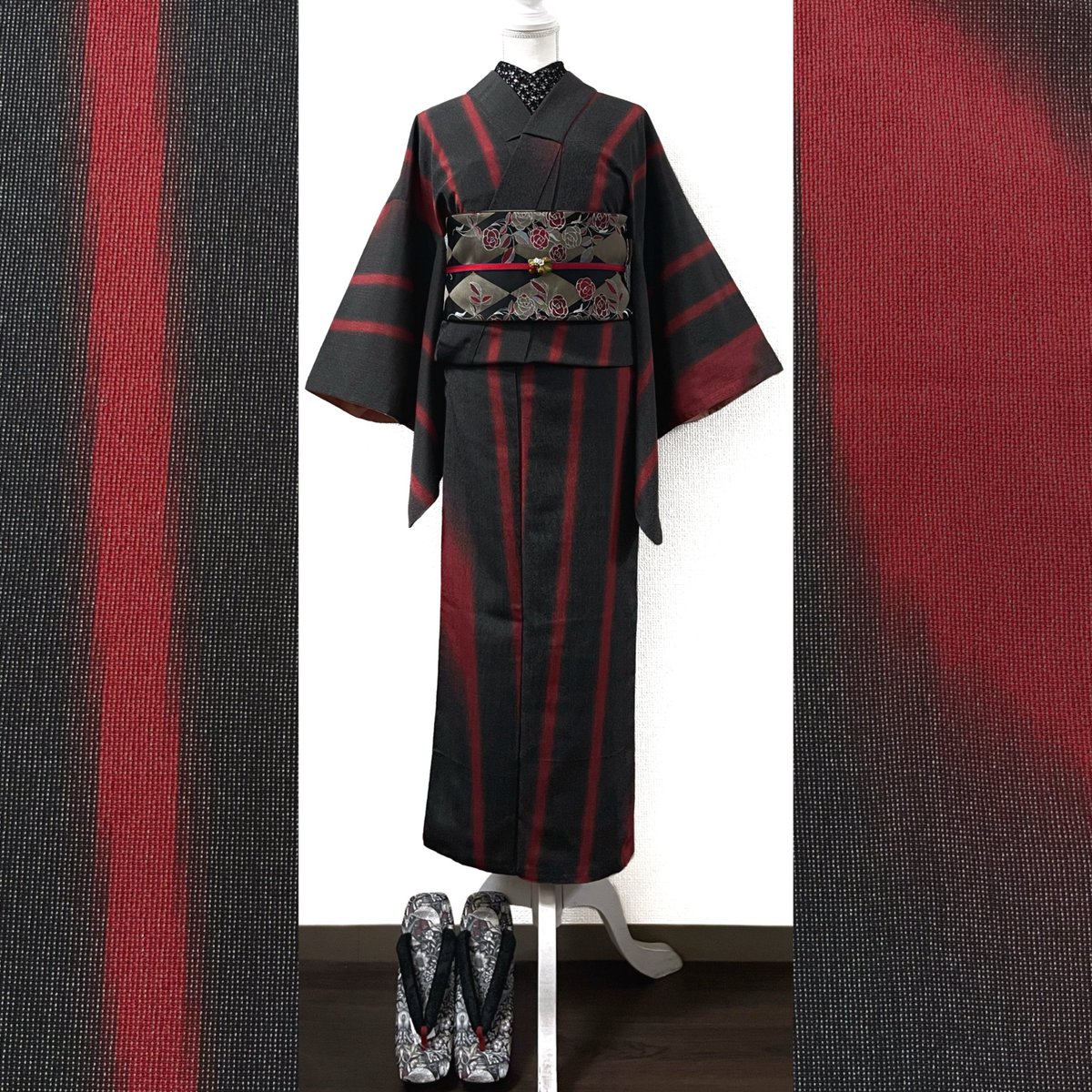 kimono.to✺正絹 金駒刺繡 蔦 葡萄 トール訪問着 A3843 kimono.to様専用✺正絹 金駒刺繡 蔦 葡萄 トール訪問着 A3843