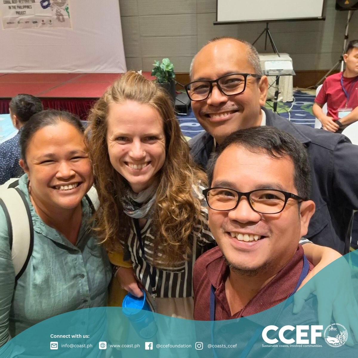 CCEF_PH's tweet image. October 21–23, 2025 |  Quezon City, Philippines - CCEF proudly took part in the National Coral Restoration Governance Workshop — a gathering of minds and missions for the future of Philippine reefs.

𝘙𝘦𝘢𝘥 𝘮𝘰𝘳𝘦: coast.ph/ccef-news/10/c…
