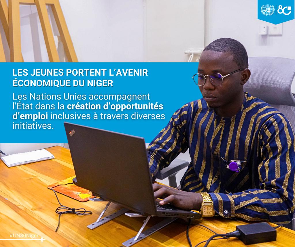 #UN80: L’ONU s’engage aux côtés de la jeunesse nigérienne pour créer des opportunités et renforcer leur autonomie.

#UN80Niger
 #OneUN 
#RanarUN