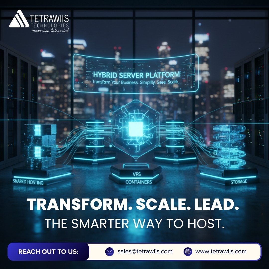 tetrawiis's tweet image. 𝗦𝗰𝗮𝗹𝗲 𝗕𝗲𝘆𝗼𝗻𝗱 𝗦𝗵𝗮𝗿𝗲𝗱 𝗛𝗼𝘀𝘁𝗶𝗻𝗴

With 𝗛𝘆𝗯𝗿𝗶𝗱 𝗦𝗲𝗿𝘃𝗲𝗿, hosting providers can now deliver 𝗩𝗣𝗦, 𝗰𝗼𝗻𝘁𝗮𝗶𝗻𝗲𝗿, 𝗮𝗻𝗱 𝘀𝘁𝗼𝗿𝗮𝗴𝗲 𝘀𝗲𝗿𝘃𝗶𝗰𝗲𝘀 with the same ease as shared hosting