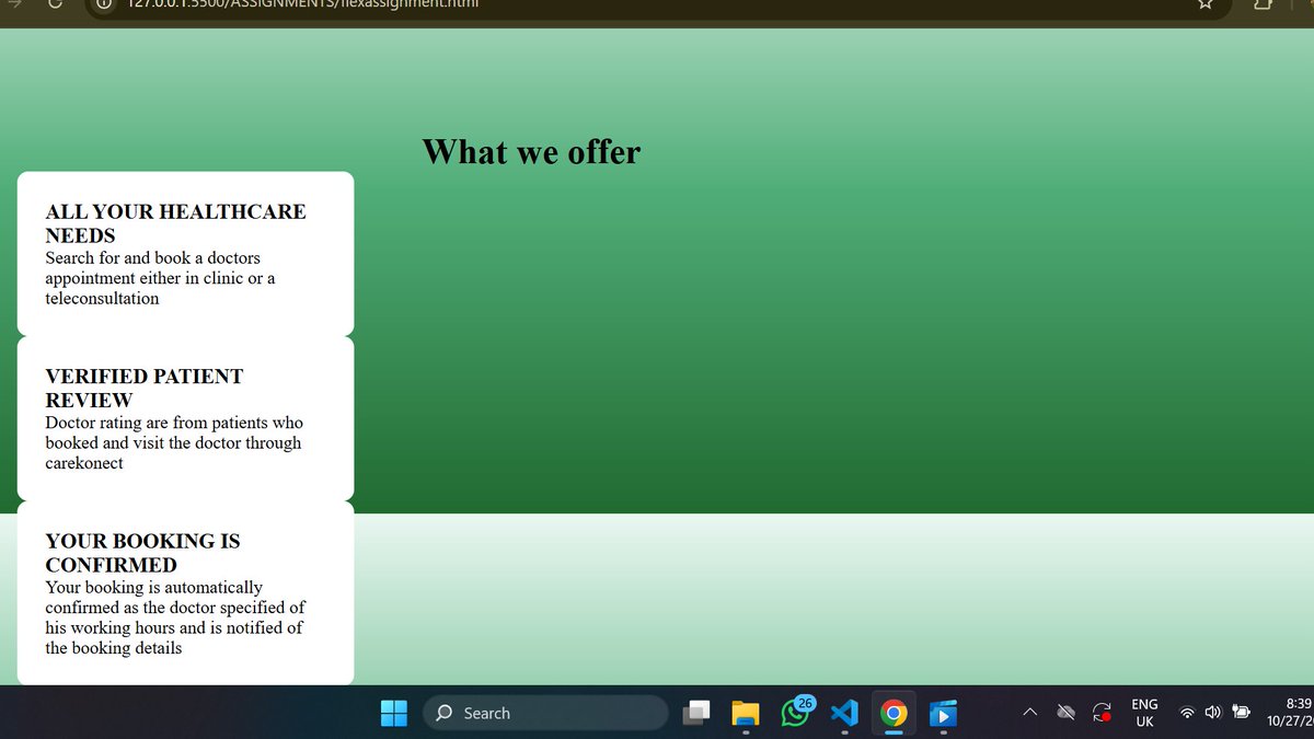 SirMarshall50's tweet image. Day 11/12/100 #100daysofcode
learnt about Box model in CSS, content, padding, border, and margin
It’s amazing how these small details control the entire layout of a web page.
Every day, I understand CSS a little better.
#WebDev #CodingJourney #LearnInPublic #frontend #backend