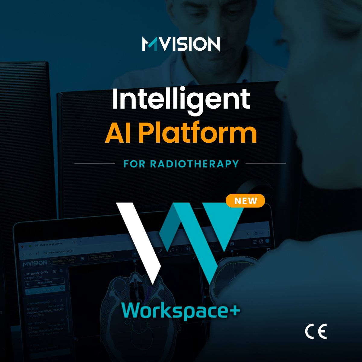 mvisionai's tweet image. Big news: we’ve launched Workspace+, our new AI platform for radiotherapy! 

Workspace+ unifies contouring, dose prediction, synthetic imaging &amp;amp; contour propagation in one secure environment.

👉 eu1.hubs.ly/H0p8VJH0

*CE-marked; this product is not available in all markets.