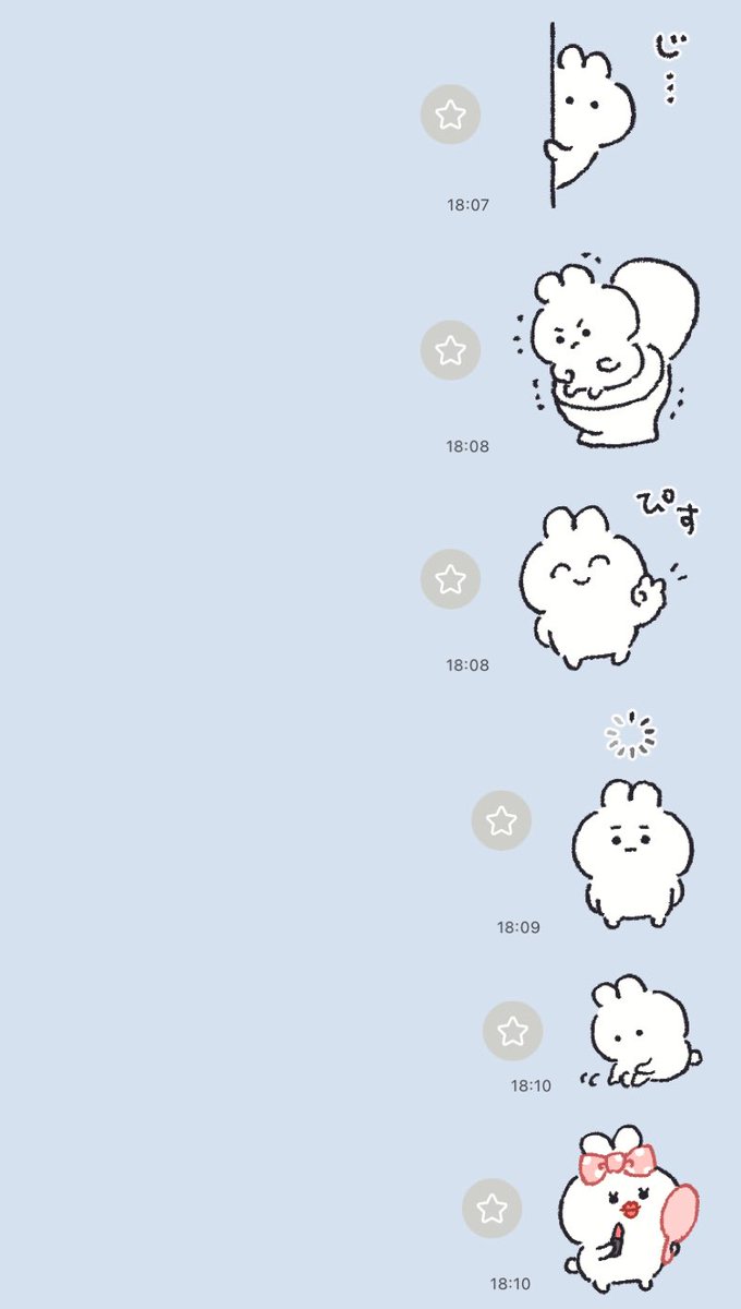 hnt0002's tweet photo. 🐰新作スタンプのお知らせ🥕

省スペースなうさぎのスタンプリリースしました🐇💕

https://t.co/ijtW4pbEDB https://t.co/TreFba9Vap