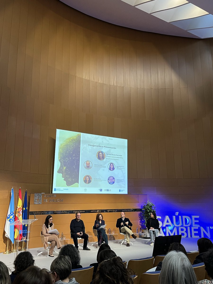 Inaguración y presentación de la I Xornada de Boas Prácticas Comunitarias en Saúde Ambiental, con excelentes ponentes