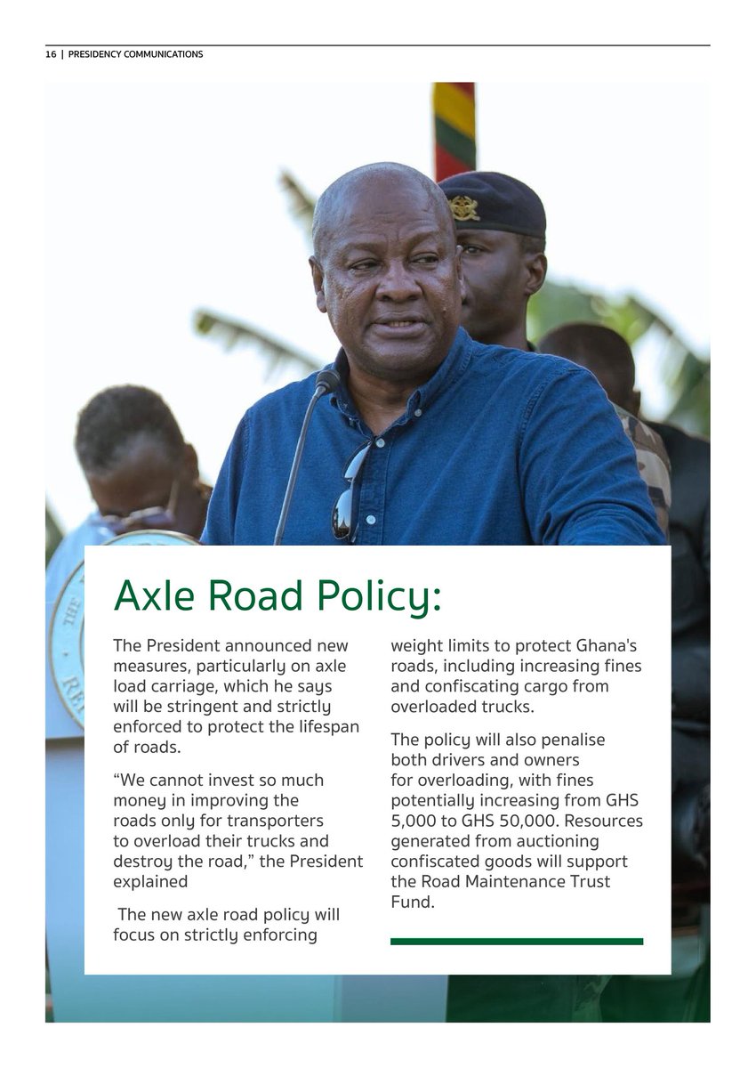 President John Dramani Mahama cuts sod for the start of work on the dualisation of the Takoradi-Cape Coast section of the N1 Highway.  
#MahamaThePresident
#ResettingGhana
#BigPushProjects 
<a href="/Bridget_Otoo/">Bee 🐝</a>