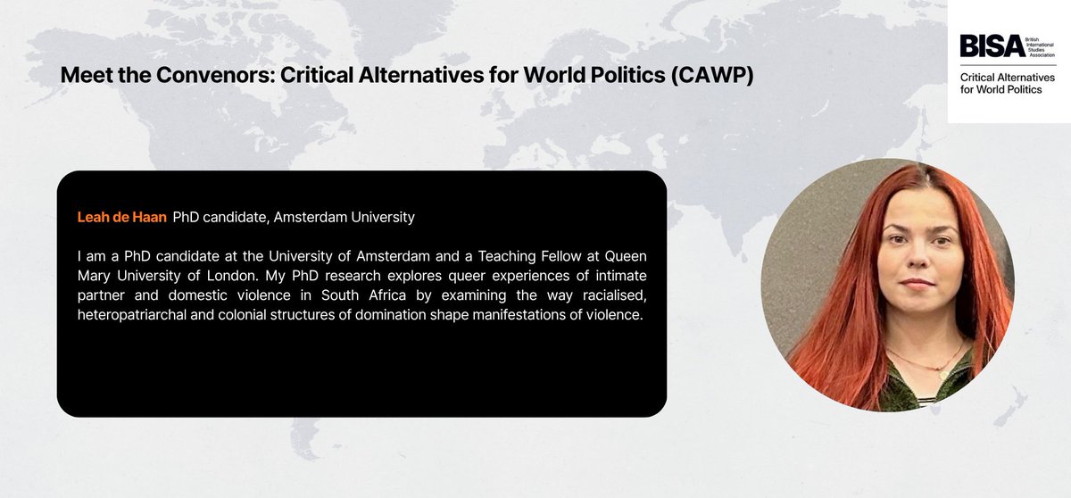 BISA Critical Alternatives for World Politics tweet media