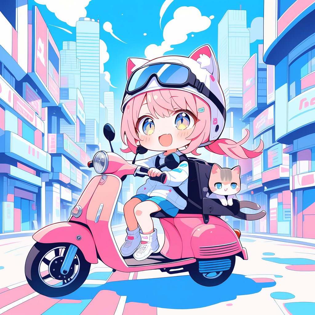 金曜日はぶっちぎりニャ〜😸🛵💨💨💨💨💨