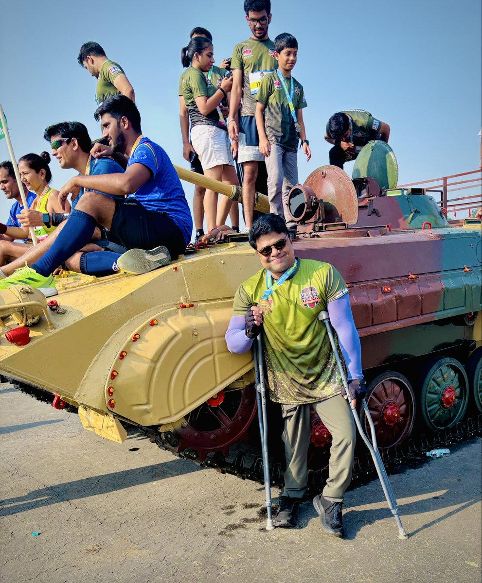 shibaca's tweet photo. Disability is just a word; for the Indian Army and for me, victory is measured in courage, perseverance, and the love for our country.
#Jaihind #IndianArmy #Shauryadiwas #Shauryaveer #fitindia 🇮🇳🇮🇳🇮🇳🇮🇳🇮🇳🇮🇳 https://t.co/8if14SbZqN