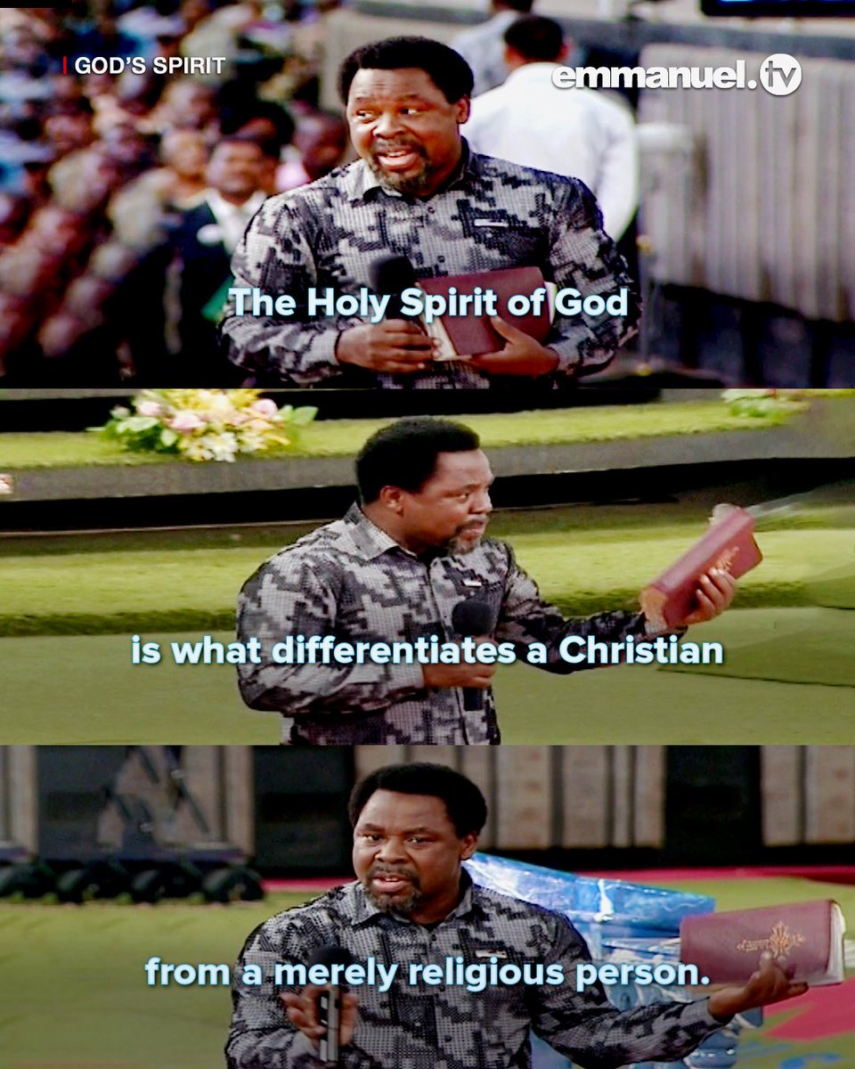 1- God’s Spirit is what differentiates a true Christian from a merely religious person.

A Christian is led, taught, and empowered by the Spirit to live in obedience and love, while a religious person may only follow forms and rules without transformation.