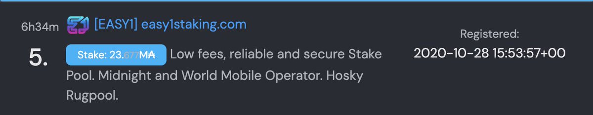 CryptoJoe101's tweet image. 🎶 Go, EASY1, it's your birthday. 
We gon' party like it's your birthday
We gon' mint som blocks like it's your birthday
And you know it's been 5 years since you launched the pool 🎶

Happy 5th 🎈  birthday 🎈 EASY1 Stake Pool.

✅ @Cardano_CF Stake Pool
✅ @MidnightNtwrk…