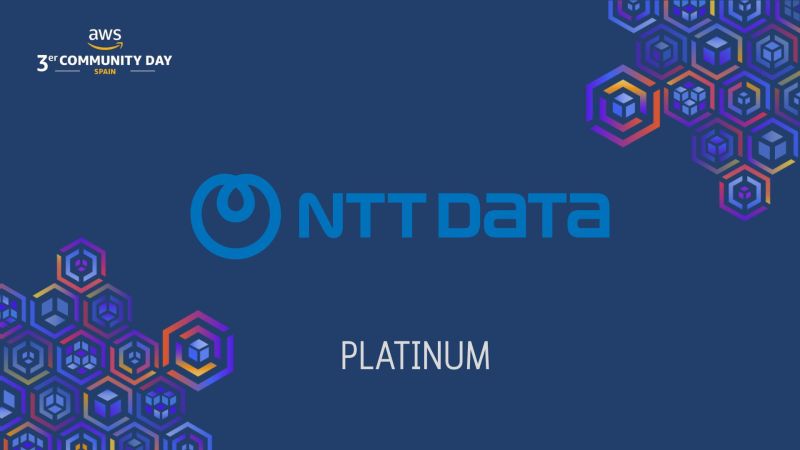 🚀 ¡Seguimos sumando grandes aliados en el #AWSCommunityDaySpain2025!

Damos la bienvenida a NTT DATA como Sponsor Platinum 🙌
Un referente que apuesta por la innovación y la comunidad AWS 
¡Gracias por ser parte de esta edición!
#AWS #Comunidad #Sponsors
