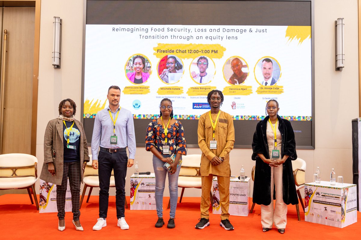 HelpGth's tweet image. Last week, Grown To Help was honoured to join #LightUpImpactDays2025 in Nairobi, a conference driving gender &amp;amp; climate justice. We moderated the Fireside Chat on Food Security, Loss &amp;amp; Damage, and Just Transition, centering equity, inclusion &amp;amp; youth leadership.
