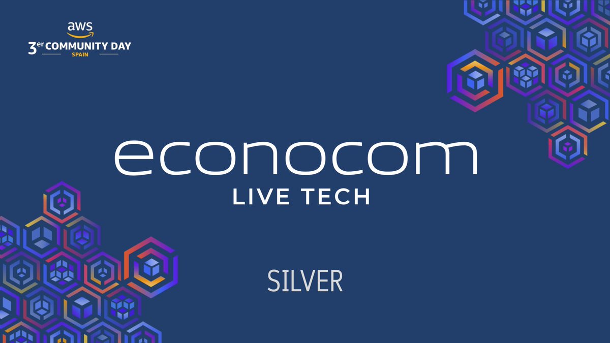 💫 ¡Nos acercamos al final de los anuncios de sponsors del #AWSCommunityDaySpain2025
Damos la bienvenida a Econocom | Live Tech como Sponsor Silver 🙌
Un placer contar con su apoyo para seguir impulsando la comunidad AWS 🚀💙
#AWS #Comunidad #Sponsors #LiveTech