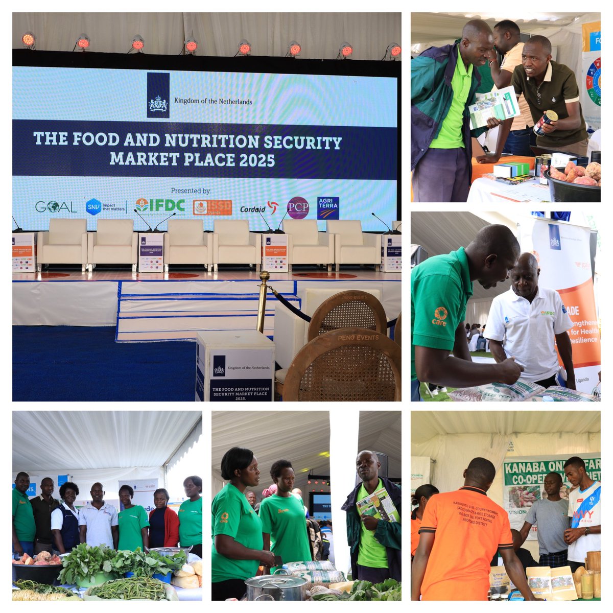 CASCADE is at the Food &amp; Nutrition Security Marketplace 2025 in Kamuli, showcasing:
Value addition
Nutrition education
Agro Farmer input linkage
Join us under <a href="/NLinUganda/">Embassy of the Netherlands in Uganda</a> to explore how we are driving growth and resilience in farming communities
#FNSMarketplace #CASCADEInAction