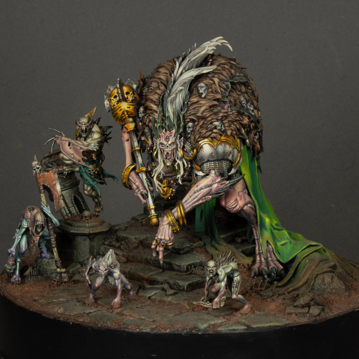 MiniaturesDen's tweet image. Here&apos;s my first entry to this year&apos;s Golden Demon in Essen! This is actually a re-entry from last year.

#WarhammerCommunity #ageofsigmar #PaintingWarhammer #roadtogoldendemon