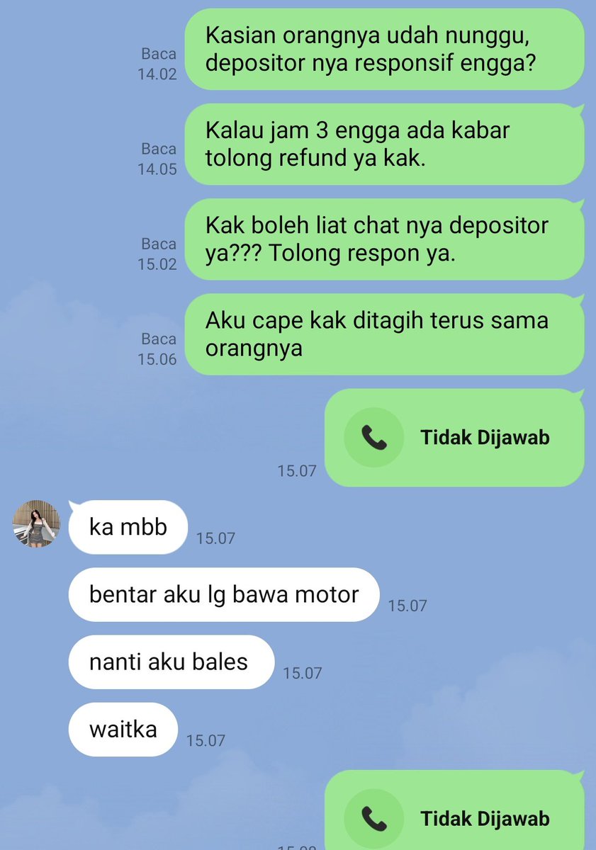 tofpazj's tweet image. HELP RT #zonauang #zonajajan

Mau kenalin jasa CV Alipay yang sangat gak responsif kecuali sebelum transfer @Iezgift . Maaf ya karena aku udah hilang kesabaran aku mau viralin, makasih. DM Twitter aku ga di jawab padahal udah dari kemarin transfernya, sekarang DM line juga