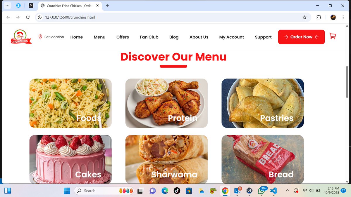 MellyWeb3_'s tweet image. Just recreated the Crunchies website using pure HTML & CSS fully responsive🥰
Nothing beats the joy of seeing your code come alive!
#WebDevelopment #HTML #CSS #Frontend