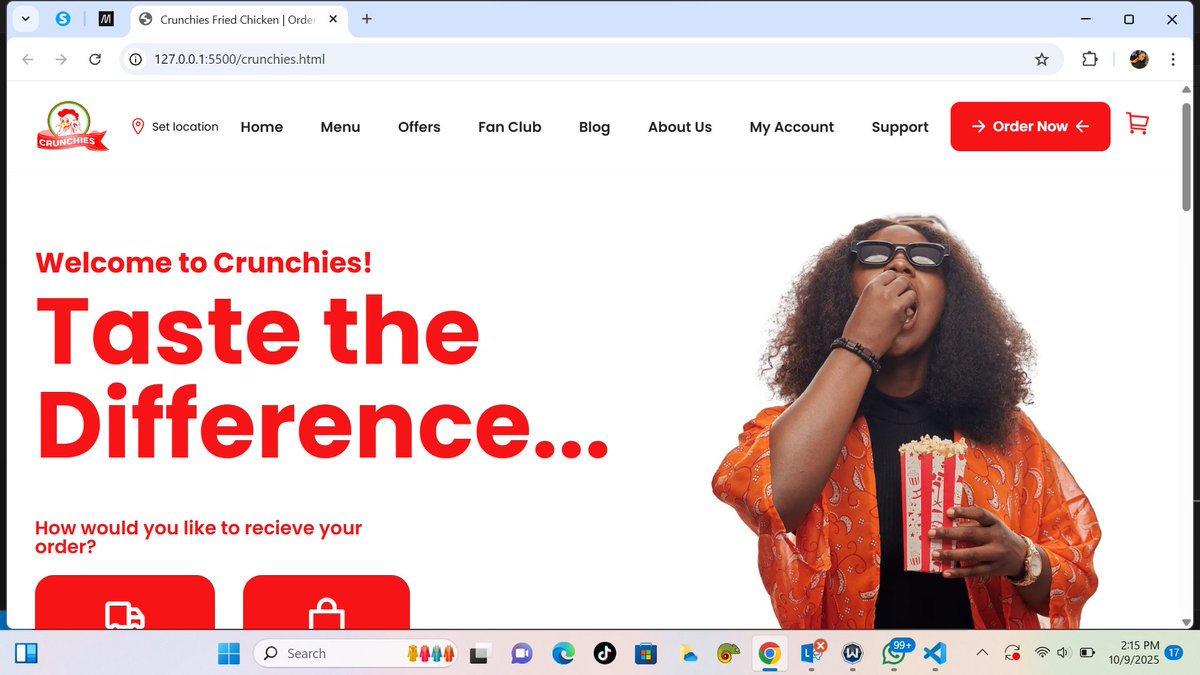 MellyWeb3_'s tweet image. Just recreated the Crunchies website using pure HTML & CSS fully responsive🥰
Nothing beats the joy of seeing your code come alive!
#WebDevelopment #HTML #CSS #Frontend
