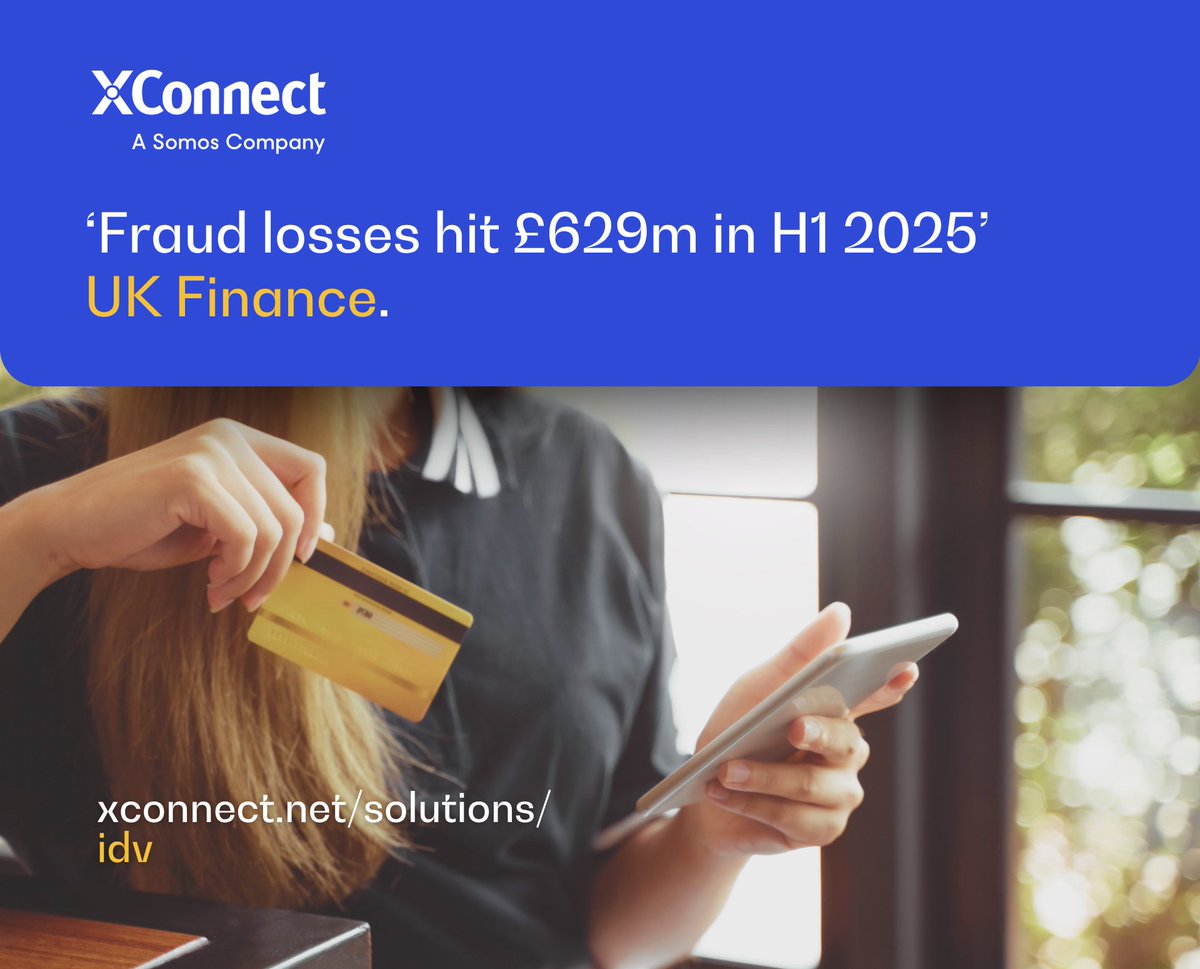 Fraud losses hit £629m in H1 2025 – up 3% YoY. 2.09m cases show how deep the problem runs. Banks blocked £870m, yet fraud now accounts for 40% of UK crime. It’s time to move beyond banking silos – prevention starts with network intelligence. #FraudPrevention #UKFinance #Today