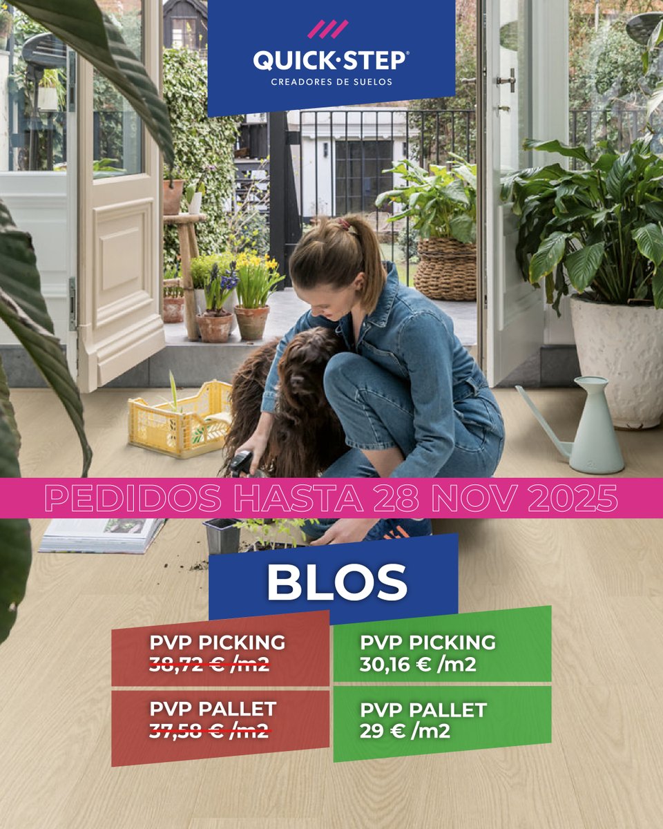 MaderasBesteiro's tweet image. 💥 PROMO EXCLUSIVA👉 -8€/m2 en los suelos vinílicos de #Quickstep👏👏👏
🌿 Fácil instalación
💦 Resistentes a la humedad
🎯 Diseño premium

¡A la venta en #MaderasBesteiro!
📍Carretera de Friol, km 1, Lugo
📞982 284 455
📲 maderasbesteiro.com