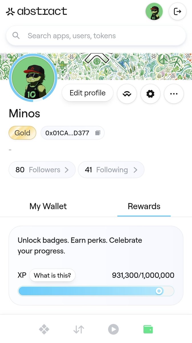 Minoss's tweet image. Gmabs fam ✳️

Today is Abstract XP day 🔥

I hope I will have at least 35k XP, and that I will be able to get platinum next week 👀

And you, what do you expect ? 😁