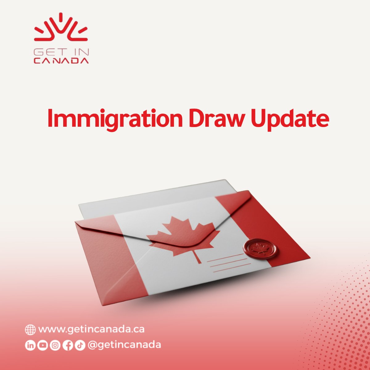 GetInCanada's tweet image. 🇨🇦 Canada Immigration Update:
On Oct 6, IRCC invited 4,500 French-speaking skilled workers under a targeted draw.

If you speak French and looking to immigrate legally to Canada, contact us NOW.
#CanadaImmigration #ExpressEntry