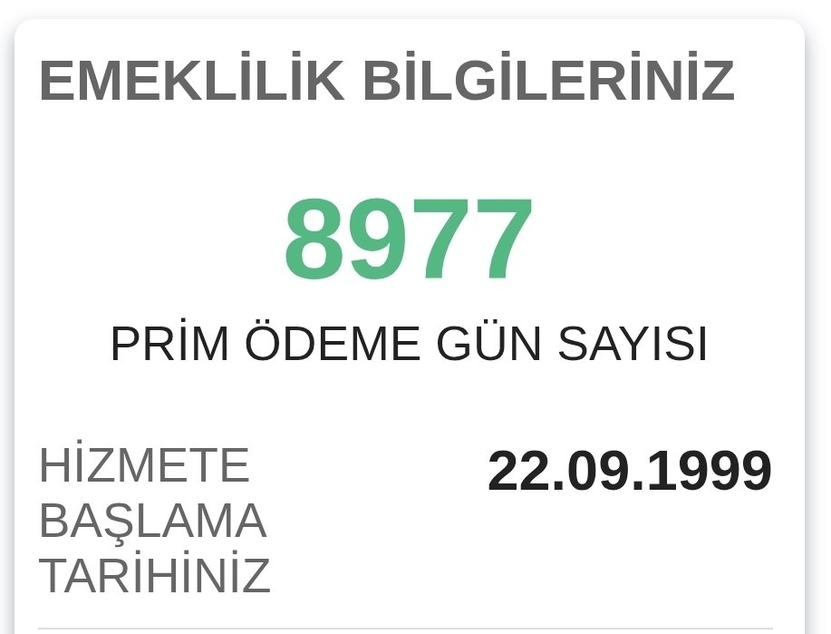 Kademeli emeklilik gelene kadar 08.09.1999 sonrası kuşaklar hep yarım kalacak.
Yasalar değil, vicdanlar konuşmalı artık

Bizler , "erken emeklilik" değil, "geç kalmış ADALET'i  " istiyoruz!

Bu farkı artık herkes görmeli!
<a href="/EmadDernegi/">EMEKLİLİKTE ADALET DERNEĞİ ⚖️</a>
#MeclisKademeyiGetir
