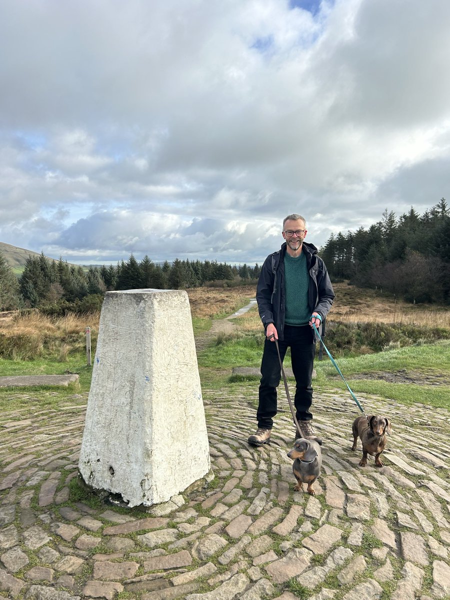 Ruskin’s view, Devil’s Bridge and Beacon Fell yesterday.